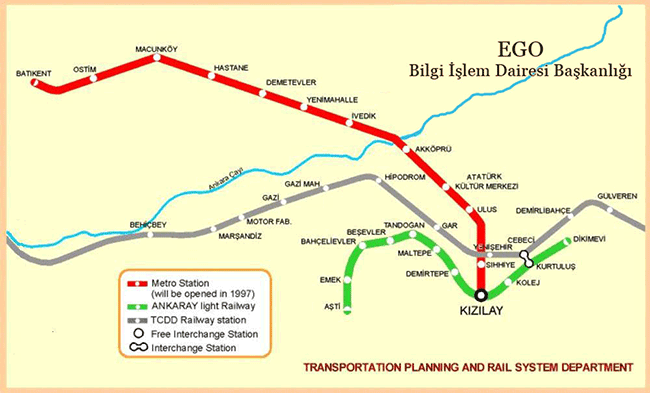 Kızılay metro doğalgaz satış çalışma saatleri